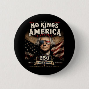 Könige seit 1776 ablehnen 4. Juli  Button