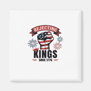 Könige seit 1776 ablehnen Patriotisches Ästhetik Magnet