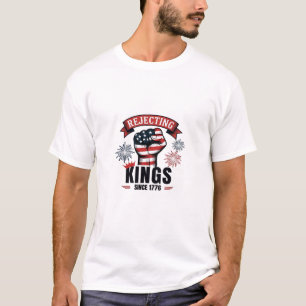 Könige seit 1776 ablehnen Patriotisches Ästhetik T-Shirt