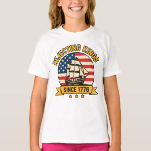 Könige seit 1776 ablehnen Retro-patriotisches USA T-Shirt