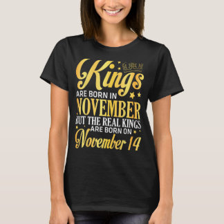 Könige sind im November Geboren, die wirklichen Kö T-Shirt
