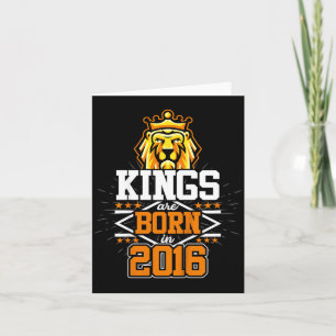 Könige werden 2016 Löwe Bday-Geschenke 6. Karte