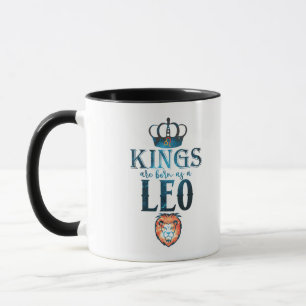 KÖNIGE werden als LEO Sternzeichen Juli August geb Tasse