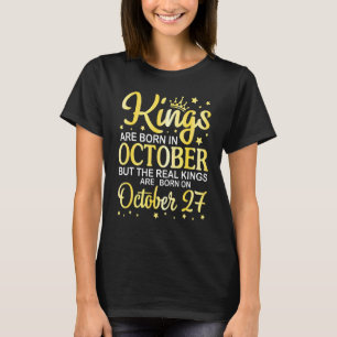Könige werden im Okt geboren, aber echte Könige we T-Shirt