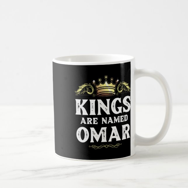Könige werden Omar-Geschenk lustigen Personalisier Kaffeetasse (Rechts)