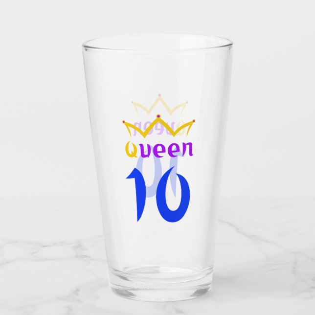 Königin 10 glas (Rückseite)