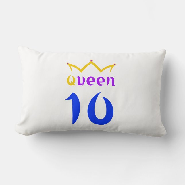 Königin 10 lendenkissen (Vorderseite)