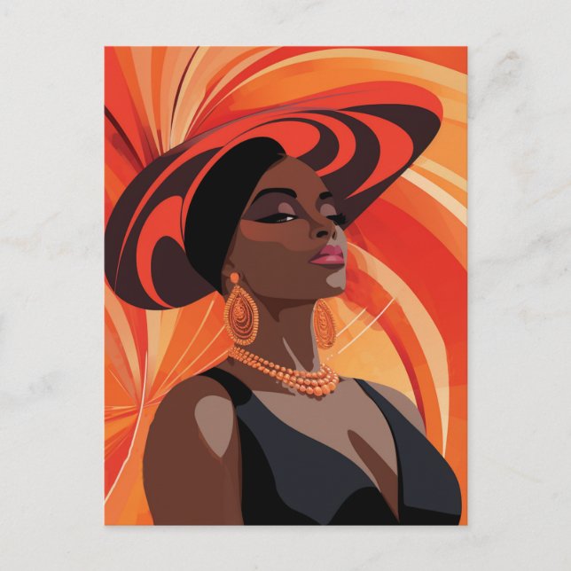 KÖNIGIN #1 POSTKARTE (Vorderseite)