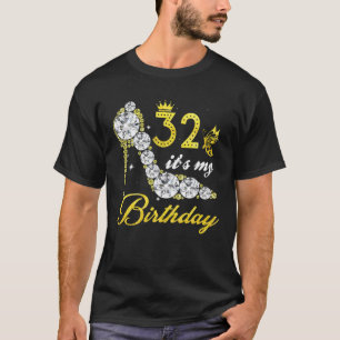Königin 32 Jahre alt ist mein Geburtstag Vintager T-Shirt