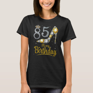 Königin 85 Jahre alt ist mein Geburtstag Vintag Re T-Shirt