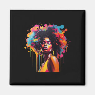 Königin Afro Melanin treibt die Juneteste Afrikani Magnet