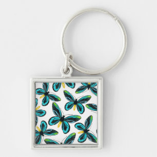 Königin Alexandras Vogelschmetterlingsmuster Schlüsselanhänger