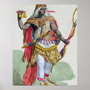 Königin Anna Nzinga (1583-1663), von "Receuil des  Poster