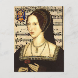 Königin Anne Boleyn - Portrait Postcard Postkarte