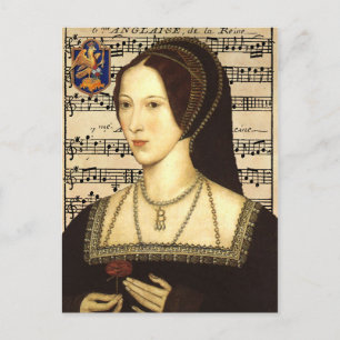 Königin Anne Boleyn - Portrait Postcard Postkarte