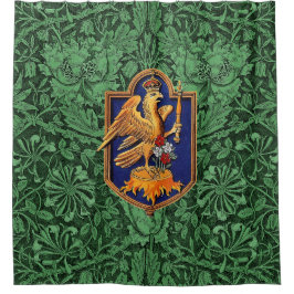 Königin Anne Boleyn Royal Falcon Abzeichen Duschvorhang