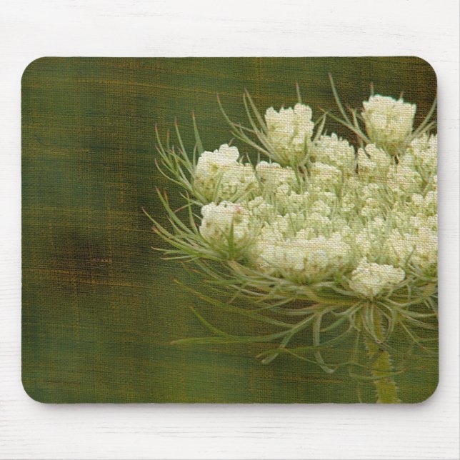 Königin Anne Lace Wildblume Mousepad (Vorne)
