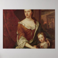 Königin Anne und William, Herzog von Gloucester
