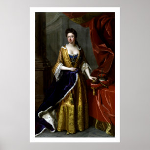 Königin Anne von Großbritannien und von Irland Poster