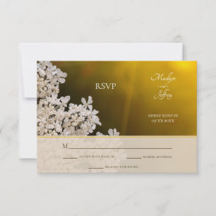 Königin Anne's Hochzeit des ferneren Sonnenlichts RSVP Karte