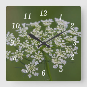 Königin Anne's Spitzenuhr Quadratische Wanduhr