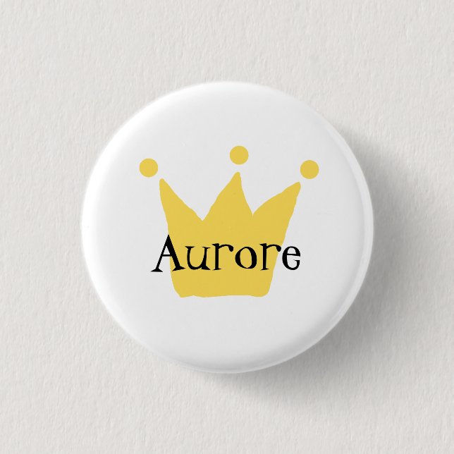 Königin Aurore Button (Vorderseite)