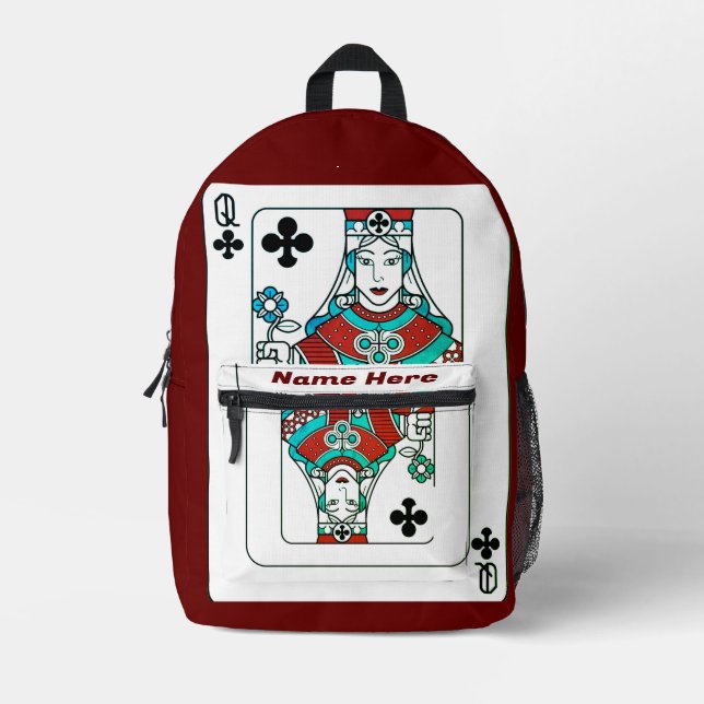 Königin Bedruckter Rucksack (Vorderseite)