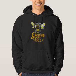 Königin Bee Crown Honey Bee Hive Beekeeping Hoodie