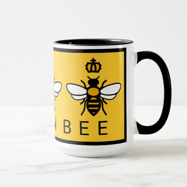 Königin Bee mit Krone Tasse (Rechts)
