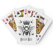Königin Biene – Mystisches Tarot-Emblem