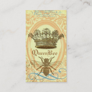 Königin Biene Royal Crown Visitenkarte