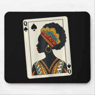 Königin Black History Month Bewusstsein Melanin Af Mousepad