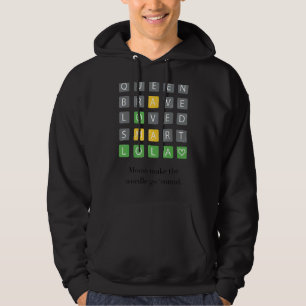 Königin Brave liebte Smart Word Lola Muttertag Hoodie