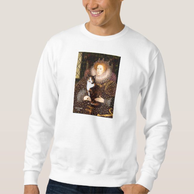 Königin - Calico kurz gehaargt Sweatshirt (Vorderseite)