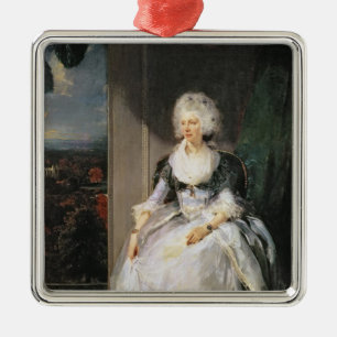 Königin Charlotte, 1789-90, Ehefrau von George II Silbernes Ornament