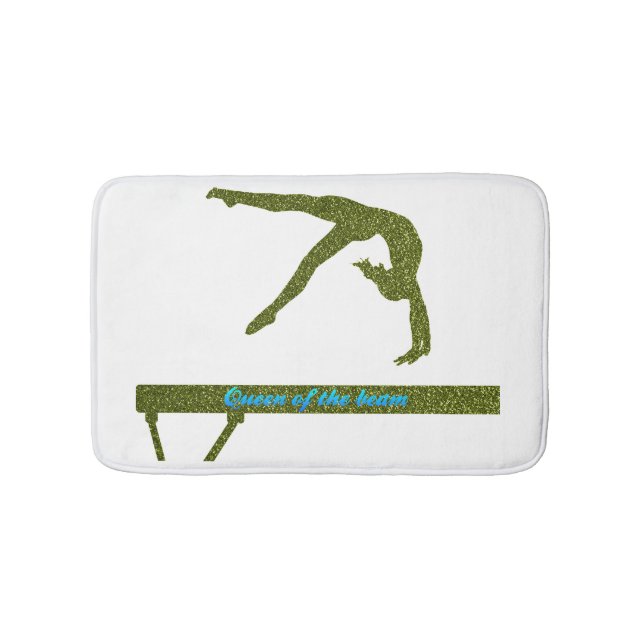 Königin der Beam Gymnastics Bath Mat Badematte (Vorderseite)