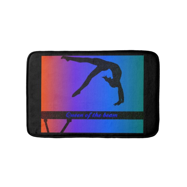 Königin der Beam Gymnastics Bath Mat Badematte (Vorderseite)