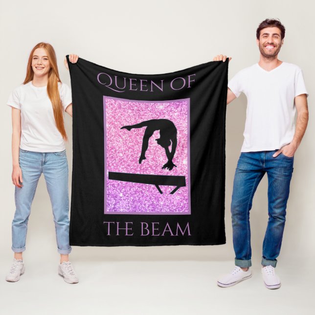 Königin der Beam Gymnastik Fleece Blanket (Beispiel)