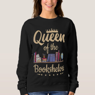 Königin der Bibliotheken Buch Reading li Sweatshirt
