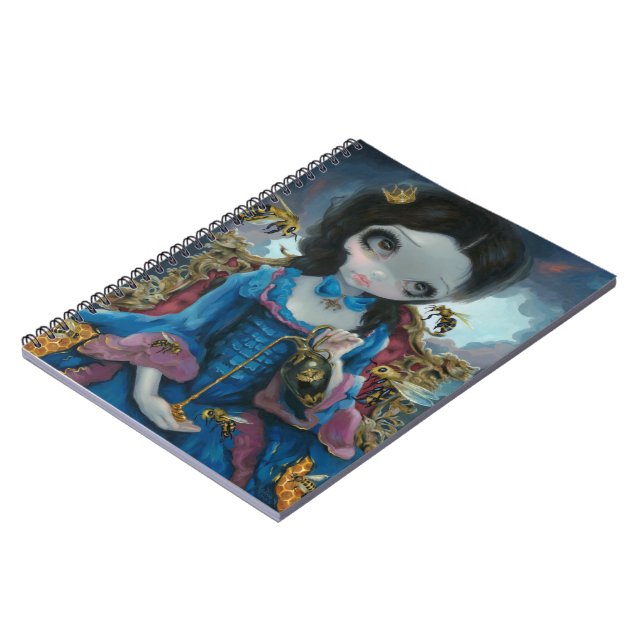 "Königin der Bienen" Notizbuch Notizblock (Linke Seite)