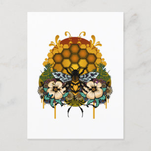 Königin der Bienen Postkarte