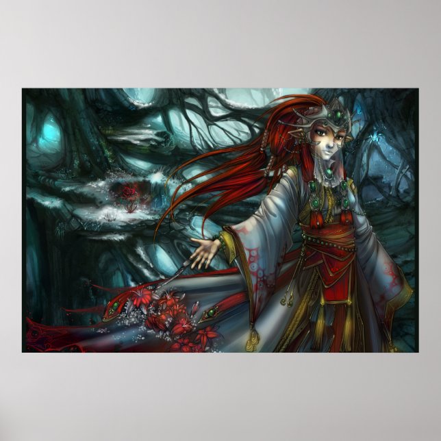 Königin der Blume Poster (Vorne)