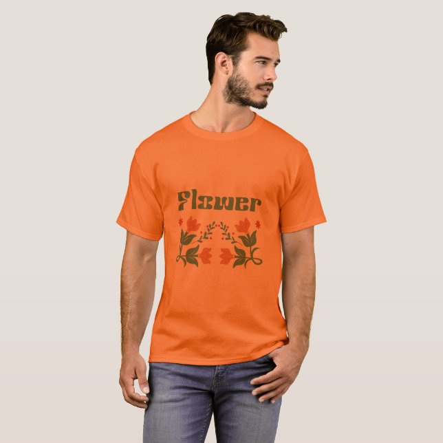 Königin der Blumen Männer Basic T-Shirt (Vorne ganz)