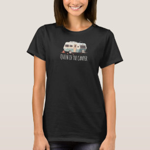 Königin der Camper RV Camper Van Trailer Frau T-Shirt
