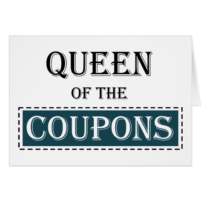 Königin der Coupons (Vorderseite (Horizontal))
