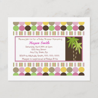 Königin der Dschungel-Babyparty-Einladung Einladung