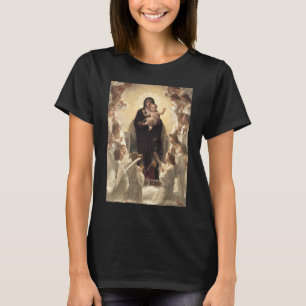 Königin der Engel Regina Angelorum von Bouguereau T-Shirt