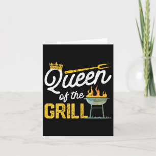 Königin der Grillküche geräuchertes Fleisch Grille Karte