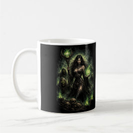 Königin der grünen Flamme Kaffeetasse