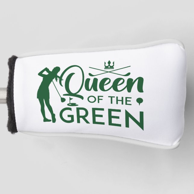 Königin der Grünen Golf Headcover (Vorderseite)